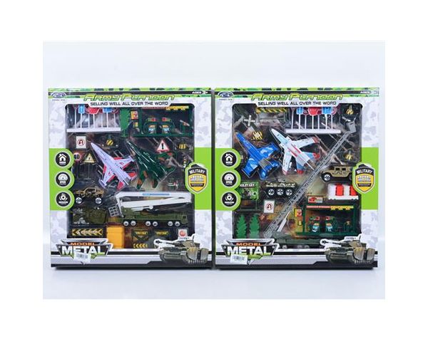 Set de joacă militar cu avioane și accesorii două variante