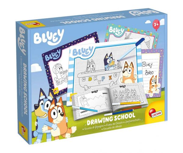 Set de școală de desen Bluey - Lisciani