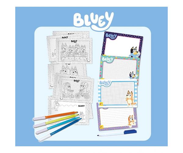 Set de școală de desen Bluey - Lisciani
