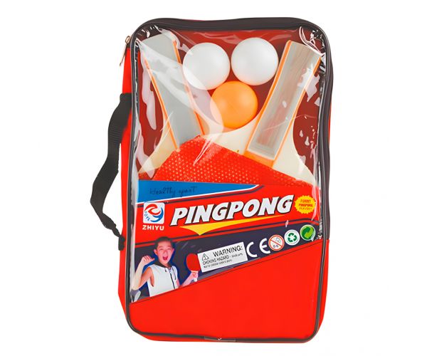 Ping-pong asztalitenisz szett táskában 2db ütővel és 3db labdával