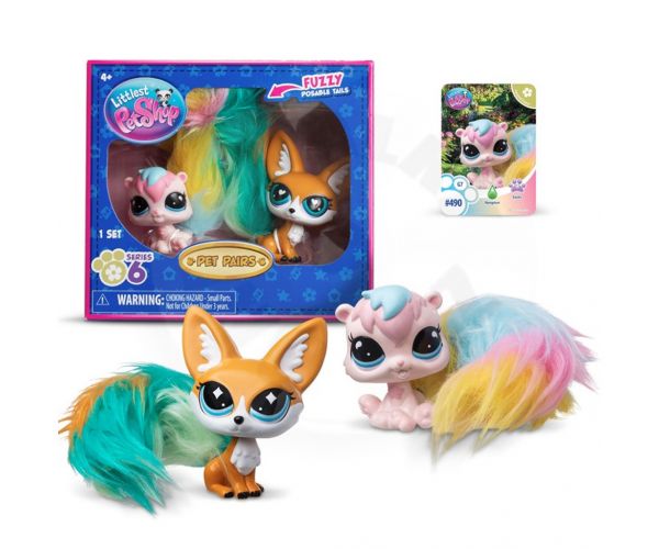 Set figurine cu animăluțe Littlest Pet Shop Pet Pairs – seria 6