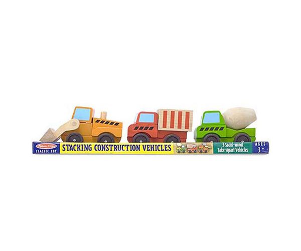 Építkezési fa jármű készlet - Melissa & Doug