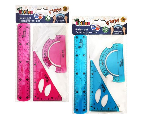 Set liniar din plastic 3 bucăți două variante