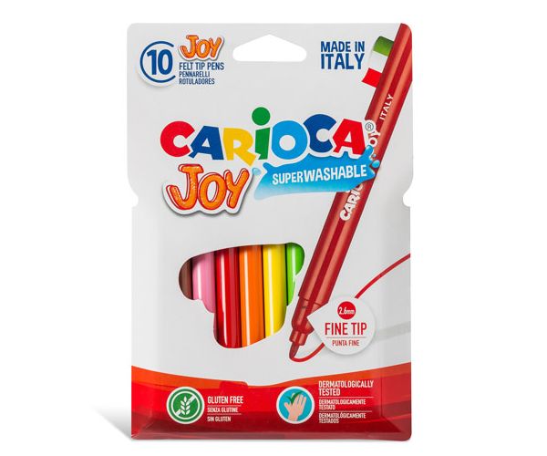 Vékony filctollszett 10db - Carioca