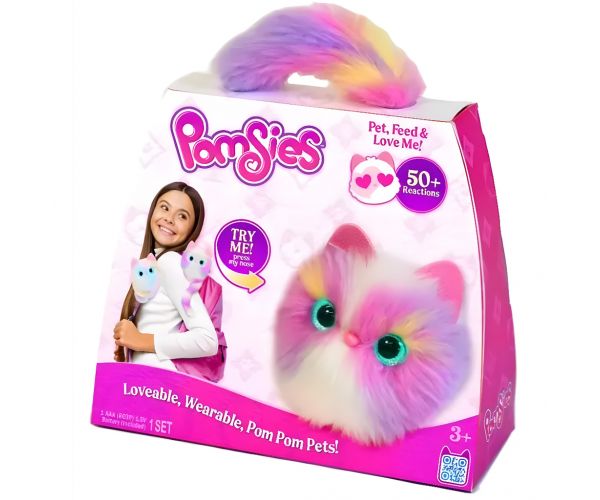 Skyrocket: Pomsies Jucărie adorabilă purtabilă Pom-pom favorit - Roxy