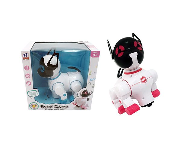 Smart Dog: Táncoló robotkutya kétféle színben 19cm