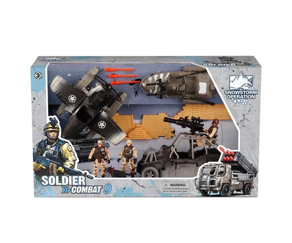 Soldier Force 9 set de joacă militar cu câine