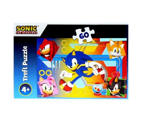 Sonic Ariciul 60 bucăți puzzle - Trefl