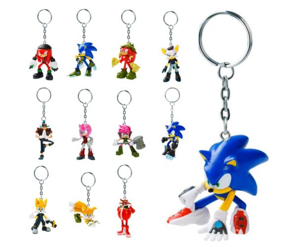 Sonic a sündisznó meglepetés kulcstartó figura