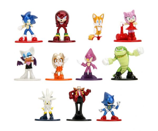 Sonic: Nano Metalfigs figură surpriză metalică, mai multe modele, 1 buc - Jada Toys