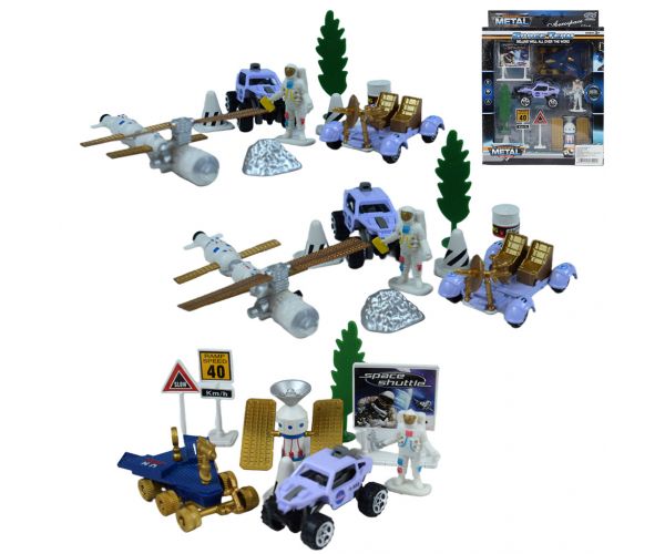 Space Team: Űr játékszett járművekkel és kiegészítőkkel többféle változatban 1db