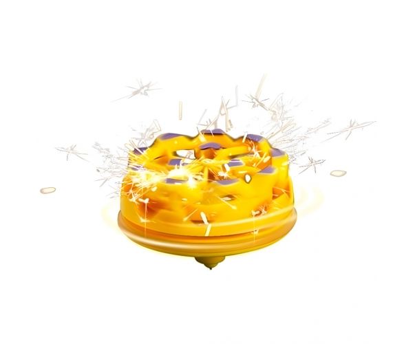 Spark Tops titirez sclipitor, mai multe tipuri, 1 bucată