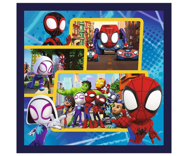 Spidey și prietenii săi puzzle 3 în 1 cu 20-36-50 piese - Trefl