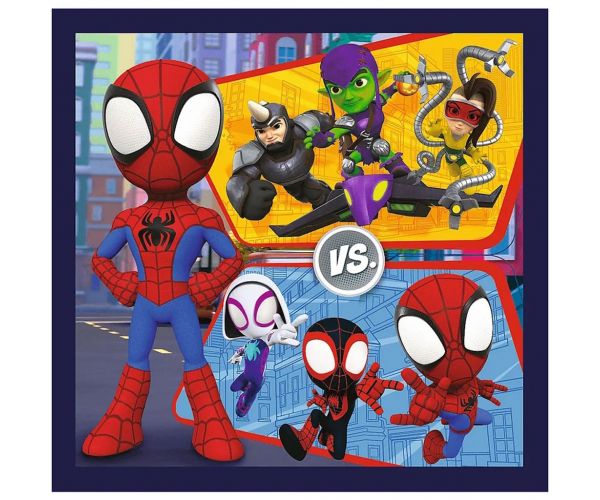 Spidey și prietenii săi puzzle 3 în 1 cu 20-36-50 piese - Trefl