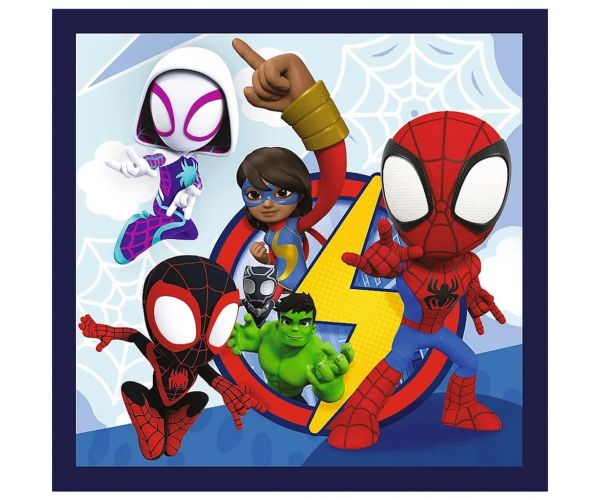 Spidey și prietenii săi puzzle 3 în 1 cu 20-36-50 piese - Trefl