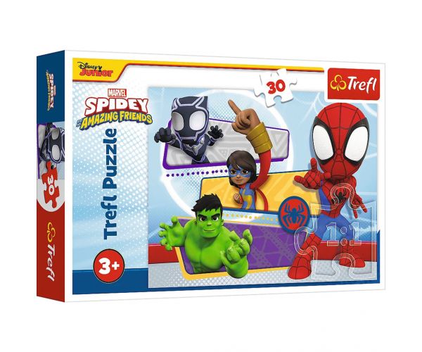 Spidey și prietenii săi puzzle de 30 piese - Trefl