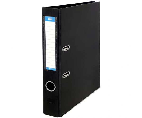 Spirit: Dosar organizator negru cu inele A/4 5cm