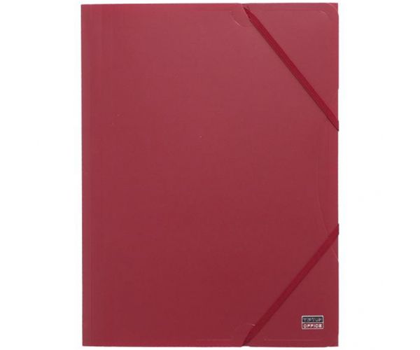 Spirit: Mapă cu elastic bordo A4