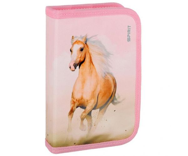 Spirit: Penar tip etui pliabil cu model Wild Horse, echipat, 28 piese
