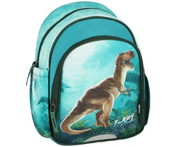 Spirit: Rucsac școlar rotunjit cu dinozaur T-Rex, 24x13x31cm