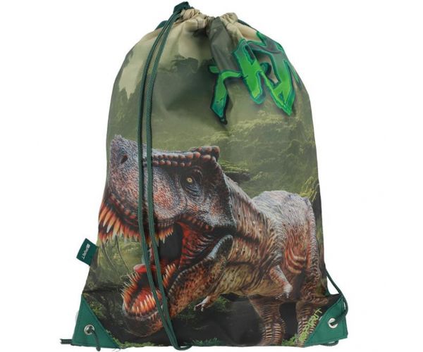 Spirit: T-Rex dinoszaurusz mintás tornazsák, sportzsák 33x47cm