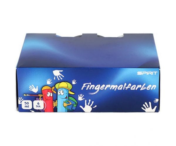 Spirit: Set de vopsea pentru degete 6x50 ml