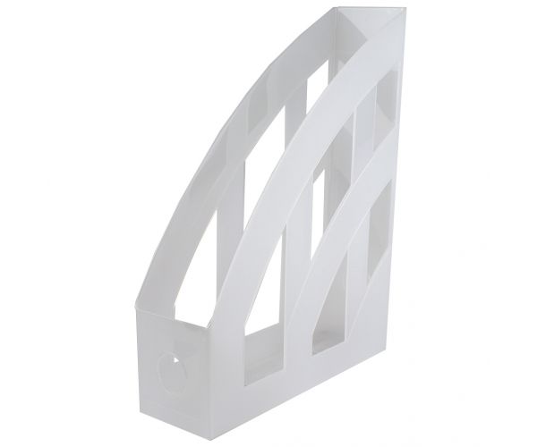 Spirit: Suport transparent alb pentru documente 7,5x31,5x24,5cm