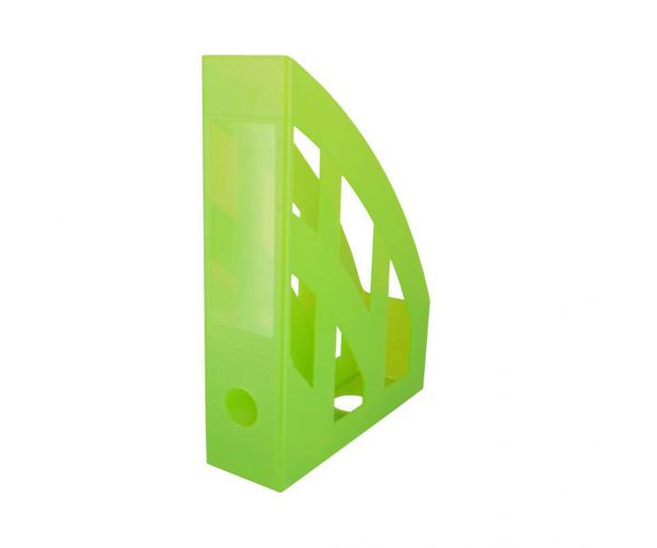 Spirit: Suport transparent verde din plastic pentru documente A4