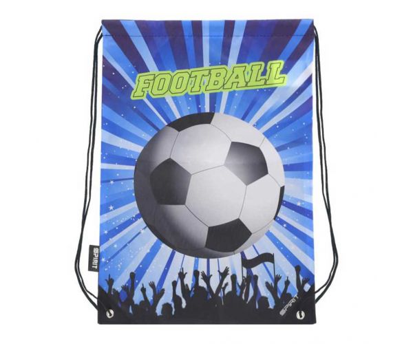 Spirit: sac pentru gimnastică, sac sport cu minge de fotbal 33x47 cm