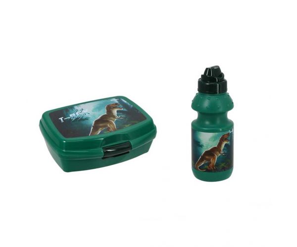 Spirit: set cutie pentru gustare și bidon cu model T-Rex