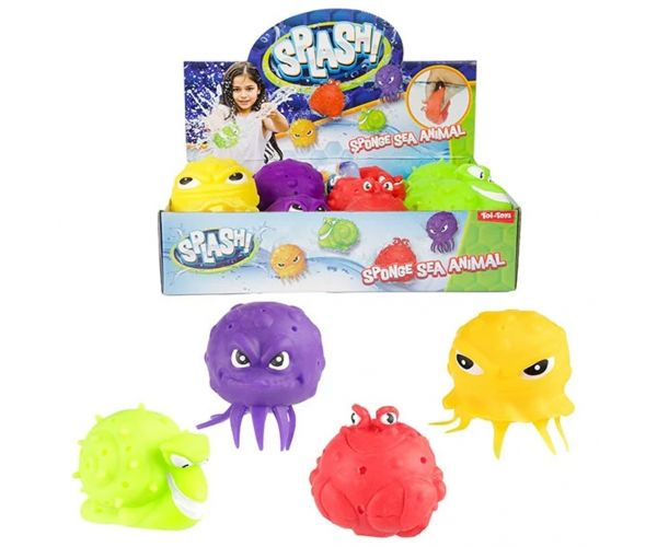 Splash animale marine din burete Morcos, disponibile în mai multe variante, 1 buc.