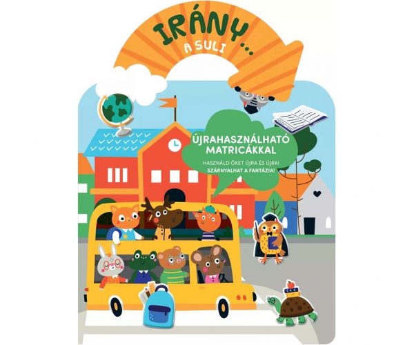 Spre... școală carte de activități cu autocolante reutilizabile