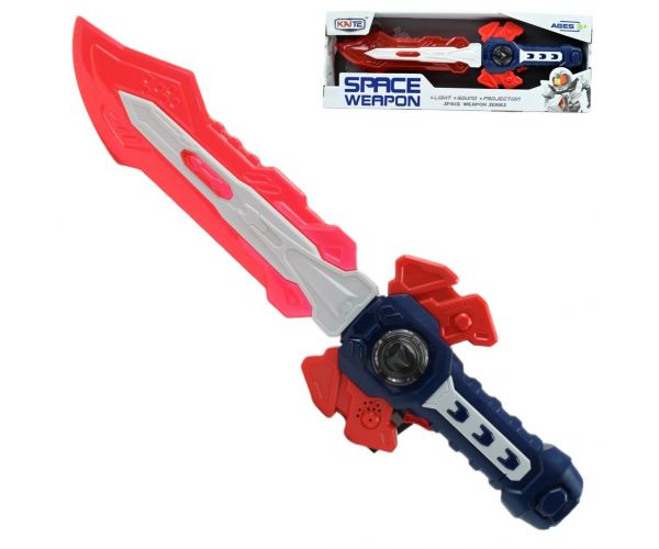 Space Weapon: Sabie electrică armă spațială cu lumină și sunet 49cm