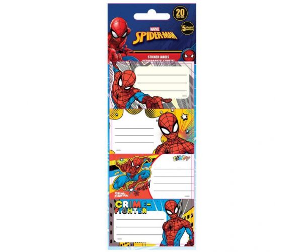 Spider-Man 20 bucăți etichetă broșură autoadezivă