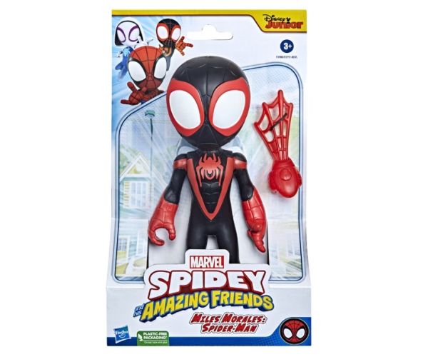Spider-Man: Spidey Amazing Friends Miles Morales figurină de joacă cu accesoriu 23cm - Hasbro
