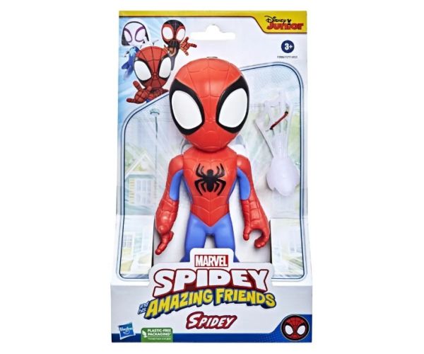 Spider-Man: Spidey Amazing Friends Spidey figurină de joacă cu accesoriu 23cm - Hasbro