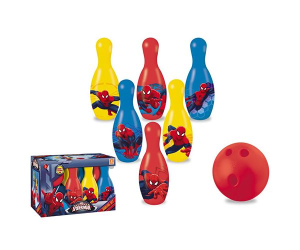 Pókember bowling szett 6db bábuval - Mondo Toys