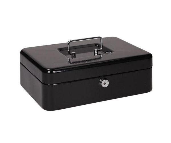 Spirit: dimensiune mică casetă de bani blocabilă culoarea neagră - CB320