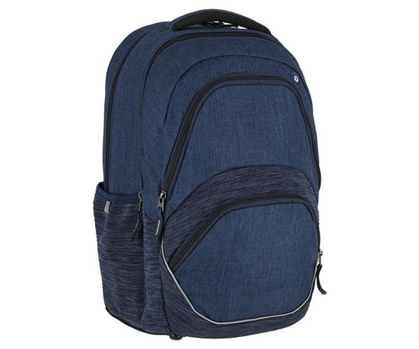 Spirit: Freedom ghiozdan rotunjit albastru, rucsac 46x33x22cm