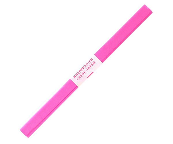 Spirit: hârtie creponată culoare pink 200x50cm