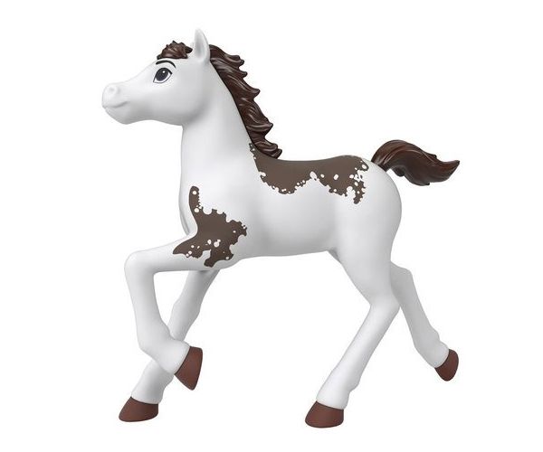 Spirit: Knabstrupper ponei alb-maro - Mattel