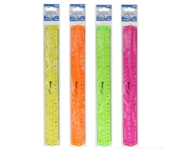 Spirit: Flexibilis vonalzó 30cm-es többféle színben 1db