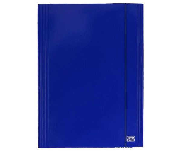 Spirit: mapă cu elastic din carton culoarea albastră A4 900g