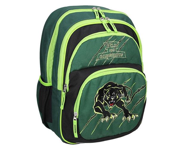 Spirit: Panteră culoarea verde rucsac ergonomic, rotund