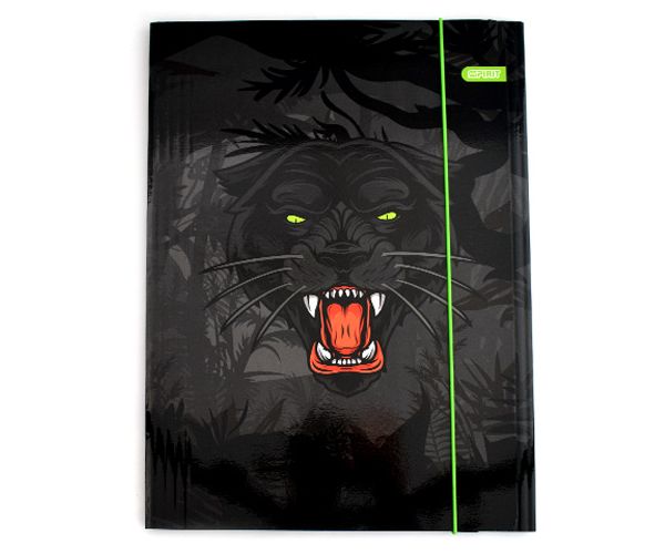 Spirit: Panther Pantera neagră mapă cu elastic mărimea A4