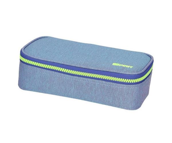 Spirit: penar oval culoarea jeans 23x10x5,5cm