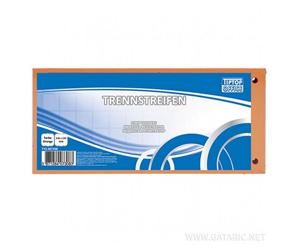 Spirit: Separator de foaie culoare portocaliu 50 bucăți