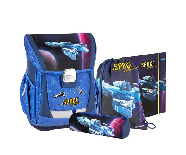 Spirit: Space mintás iskolatáska, hátizsák 4db-os szett