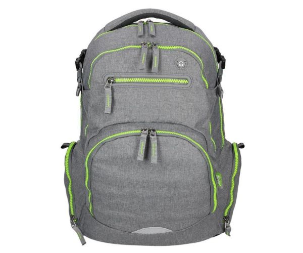 Spirit: Stinger ezüstszürke prémium ergonomikus iskolatáska hátizsák