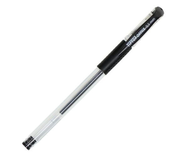 Spirit: Super Gel fekete zselés toll 0,5mm-es